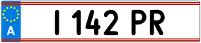 Truck License Plate